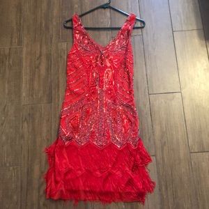 Gorgeous beaded flapper dress